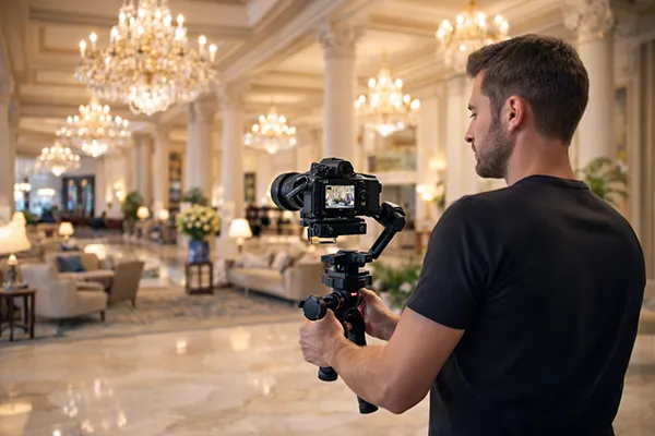 fotografia di hotel - riprese video