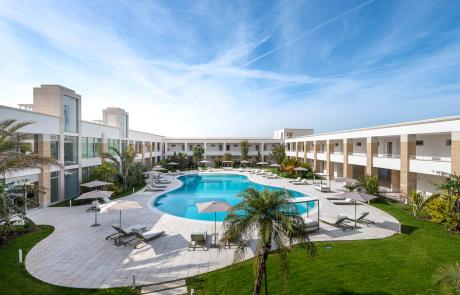 Area comune e piscina Torre Assunta Gallipoli